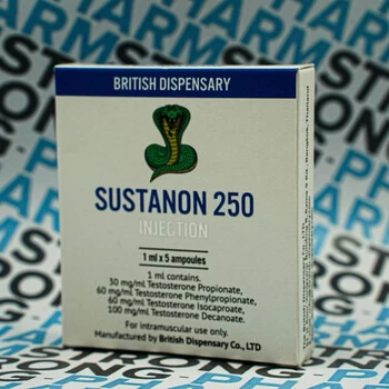 Sustanone BRITISH DISPENSARY 250 мг/мл 5 ампул