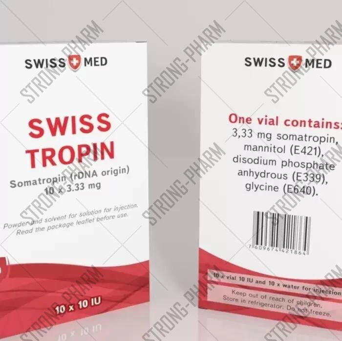 Swiss Tropin 1 ампула /10 единиц 100 единиц СУХОЙ